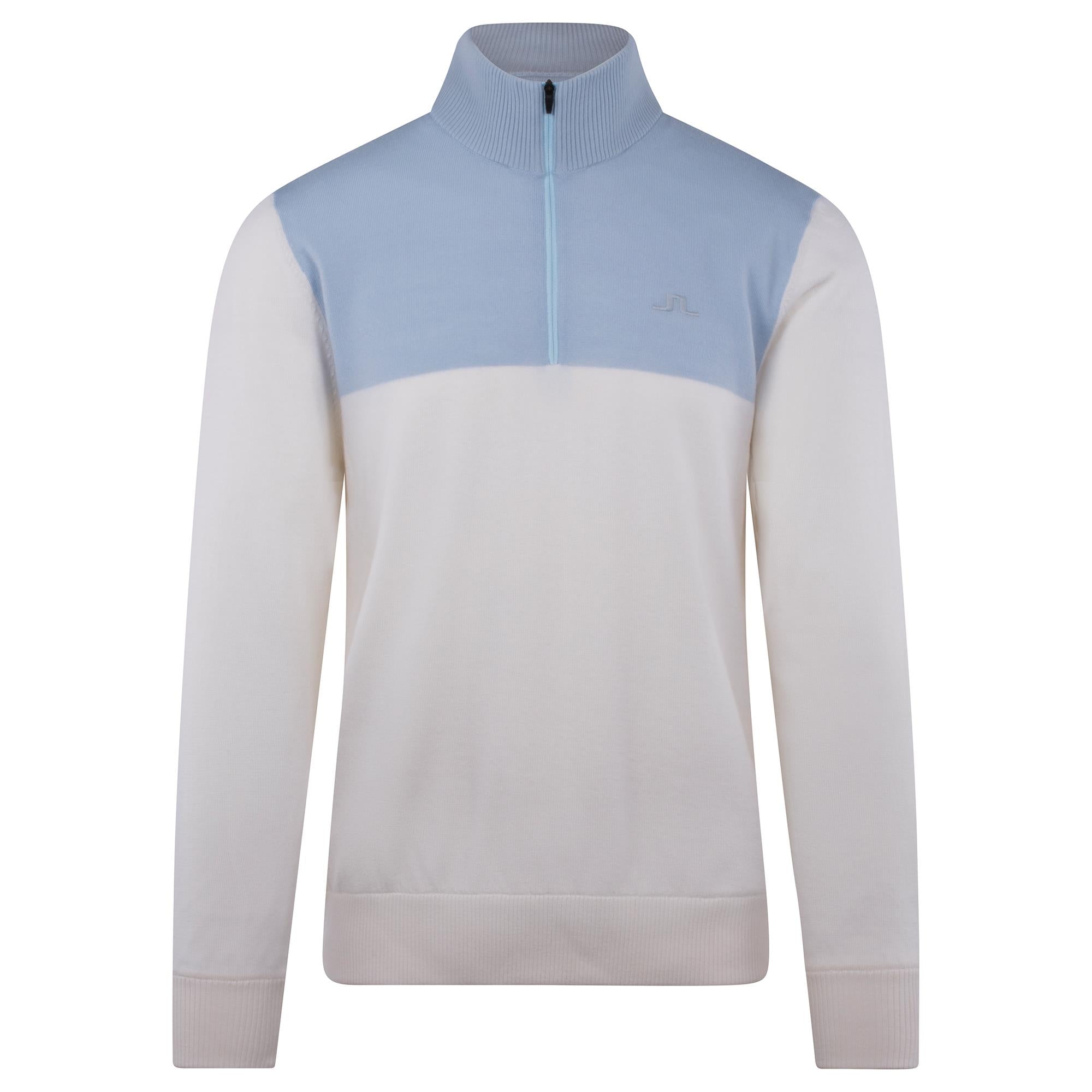 J Lindeberg Jeff Windbreaker Mens Golf Sweater White